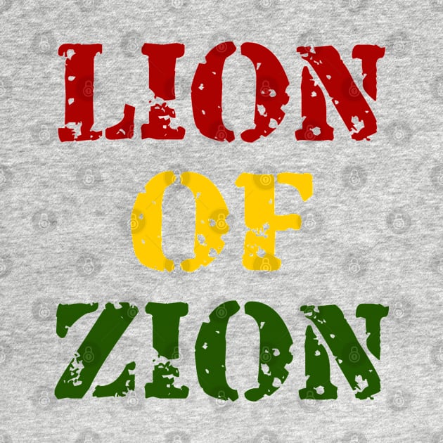 Lion of Zion Reggae Colors by Yaad Man